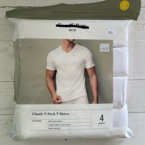 Men’s white undershirts